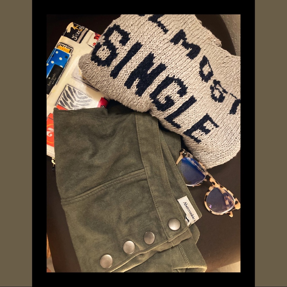 Abercrombie & Fitch Faux Suede Shorts